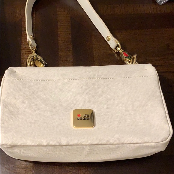 LOVE MOSCHINO Saffiano Owl-Handle Shoulder Bag - Picture 4 of 8